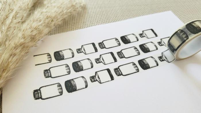 Washi Tape Flaschen